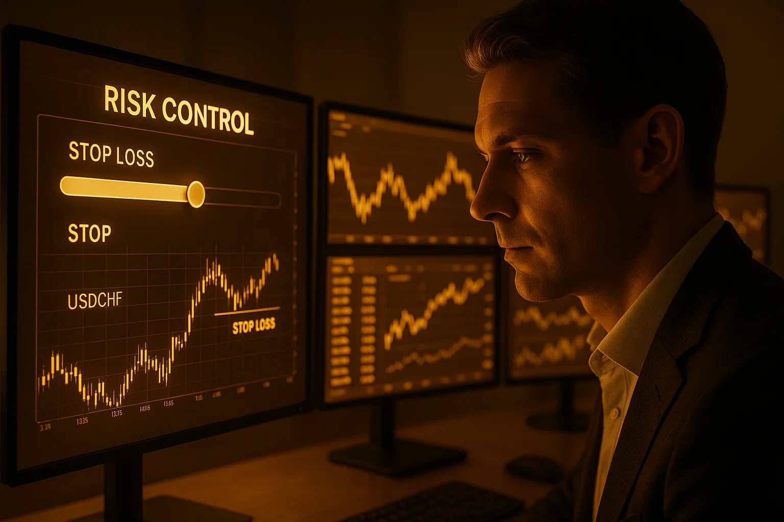 Risk Management in USDCHF CFD Trading.