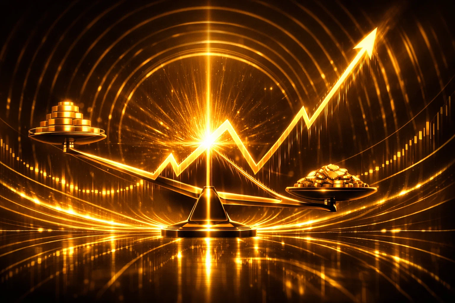 Leverage amplifier of returns and losses in speculative trading.