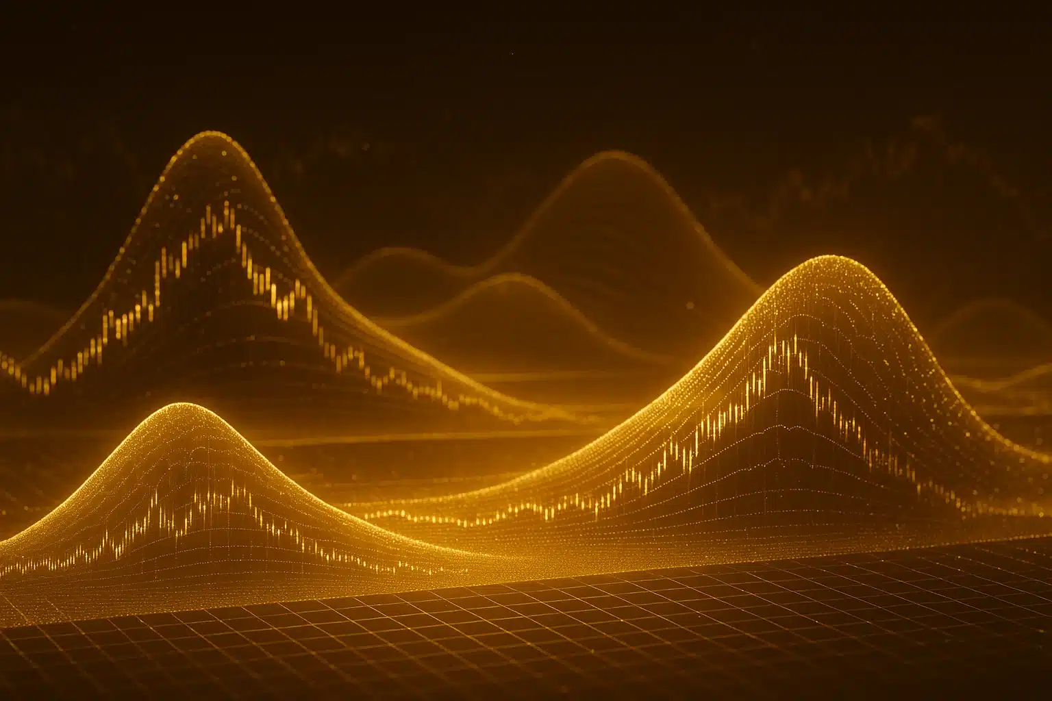 Why high value doesnt always mean high trading volume shown with golden liquidity waves.